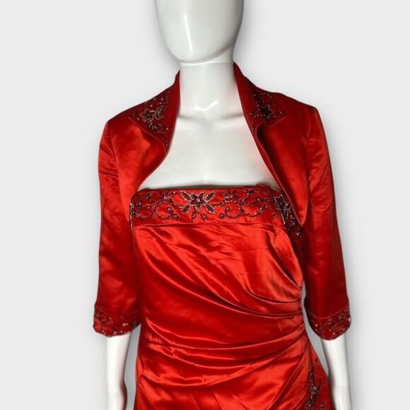 Vintage Isabella Princess Dress Bolero Jacket Women’s 8 Embroidery 2 Piece Set - Picture 11 of 12